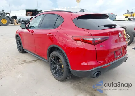 2019 Alfa Romeo Stelvio Ti Sport Awd from USA, damaged, VIN ZASPAKBN5K7C42638